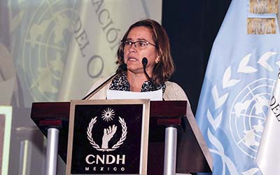 Marlene Alejos, Representante Regional Adjunta para Centroamérica del Alto Comisionado de Naciones Unidas para los Derechos Humanos